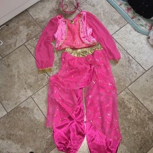 Girls princess Jasmine halloween costume